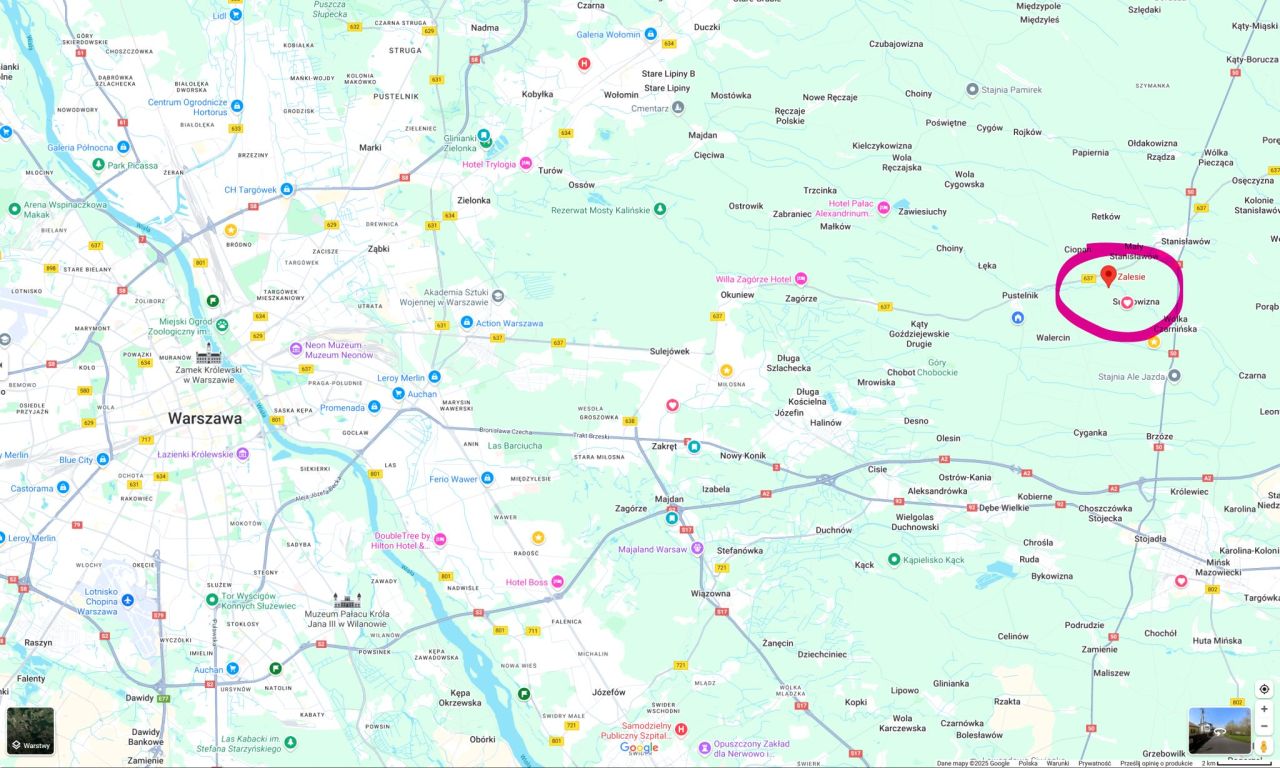 Działka budowlana Zalesie. Zdjęcie 8