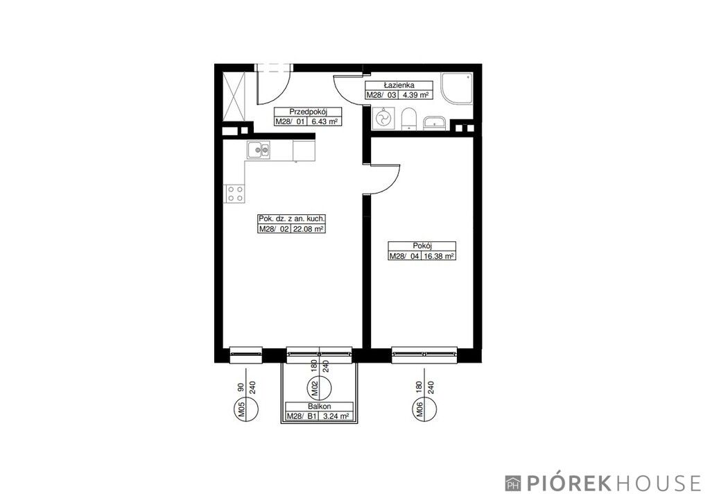 Mieszkanie 2-pokojowe Warszawa Białołęka, pl. Światowida. Zdjęcie 2
