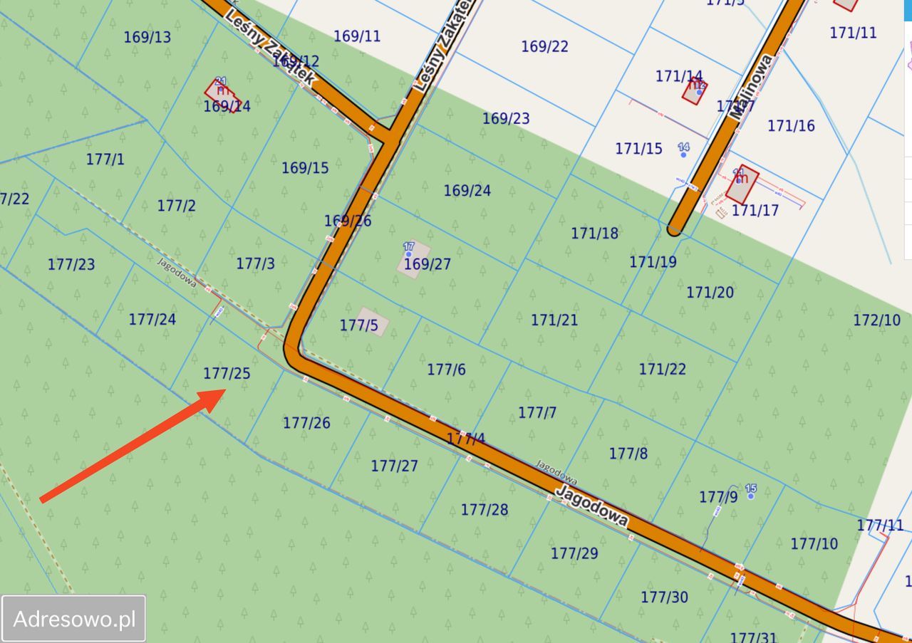 Działka budowlana Skórka. Zdjęcie 2