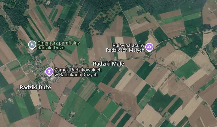 Działka leśna Radziki Małe