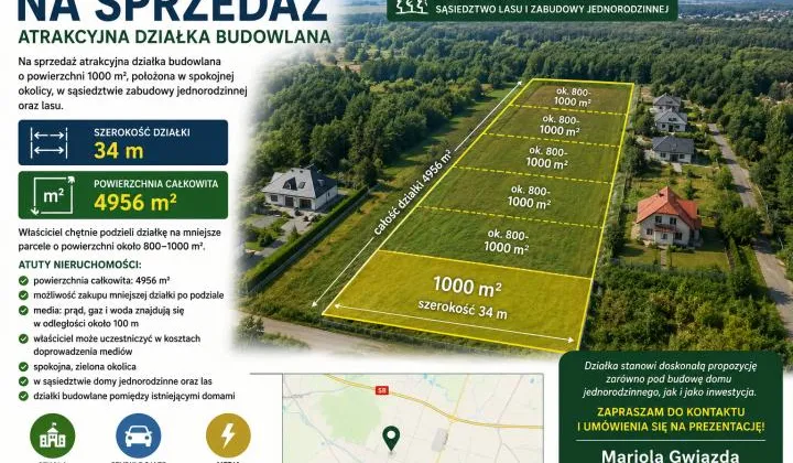Działka budowlana Stary Janków