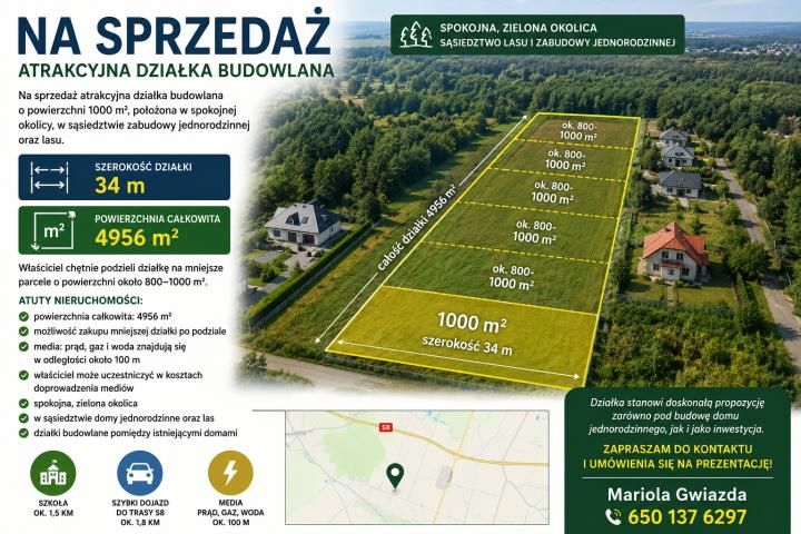 Działka na sprzedaż          
          
            Stary Janków – pohled 2
