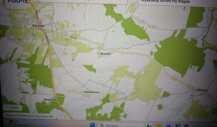 Działka rolna Bronów