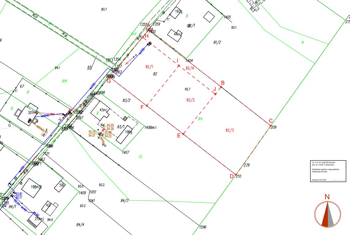 Działka budowlana Wymysły, ul. Czereśniowa. Zdjęcie 4