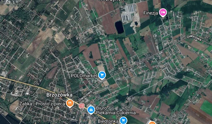 Działka budowlana Brzozówka, ul. Śliwkowa