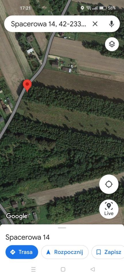 Działka rolno-budowlana Łochynia, ul. Spacerowa. Zdjęcie 5