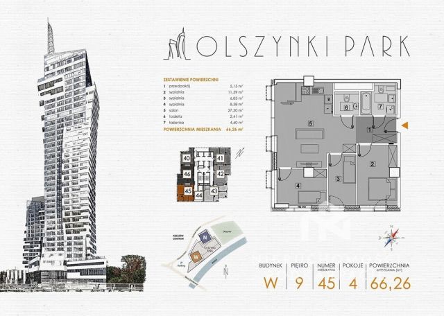 Mieszkanie 4-pokojowe Rzeszów, ul. Fryderyka Szopena. Zdjęcie 18