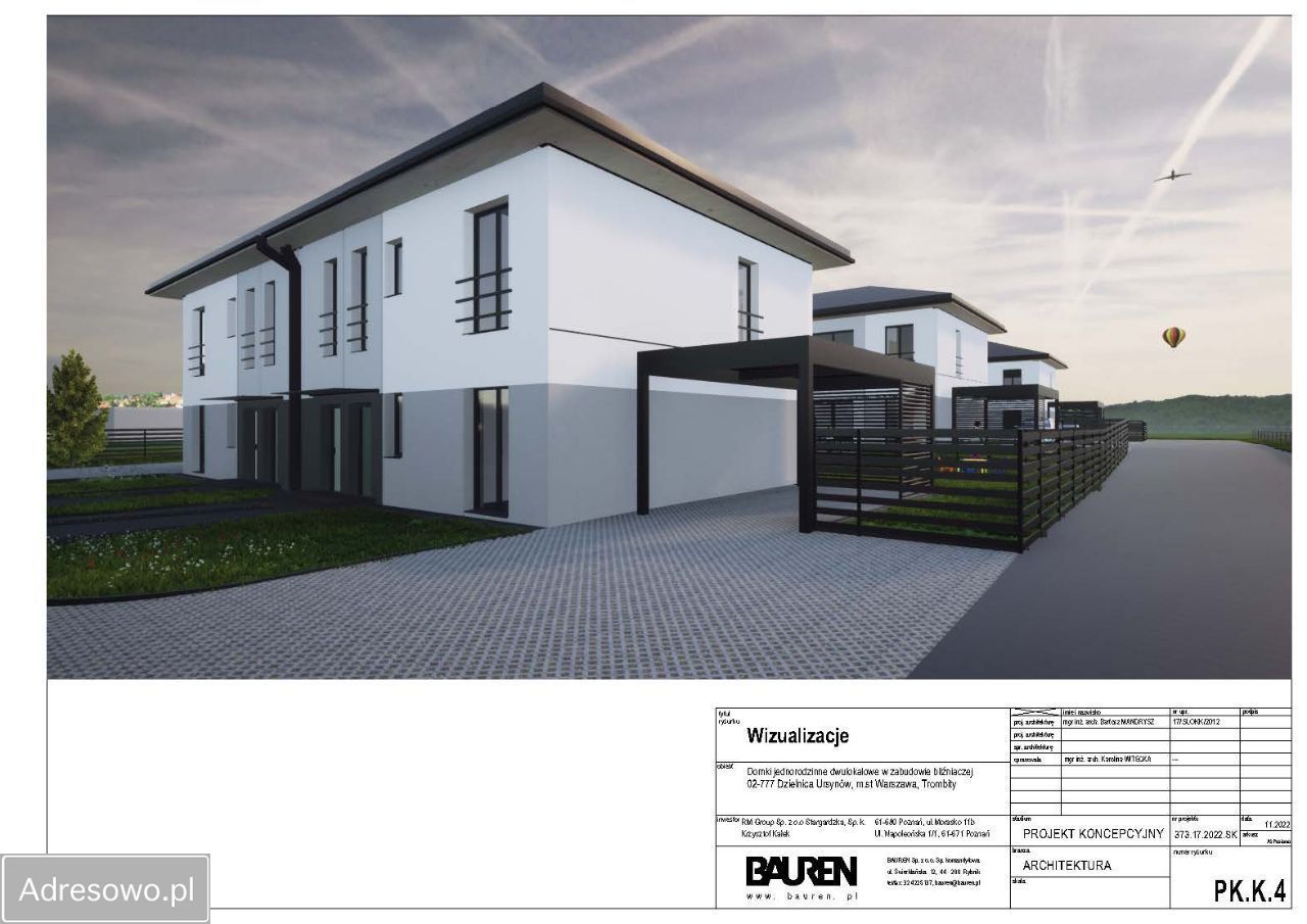 Działka budowlana Warszawa Ursynów, ul. Trombity. Zdjęcie 4