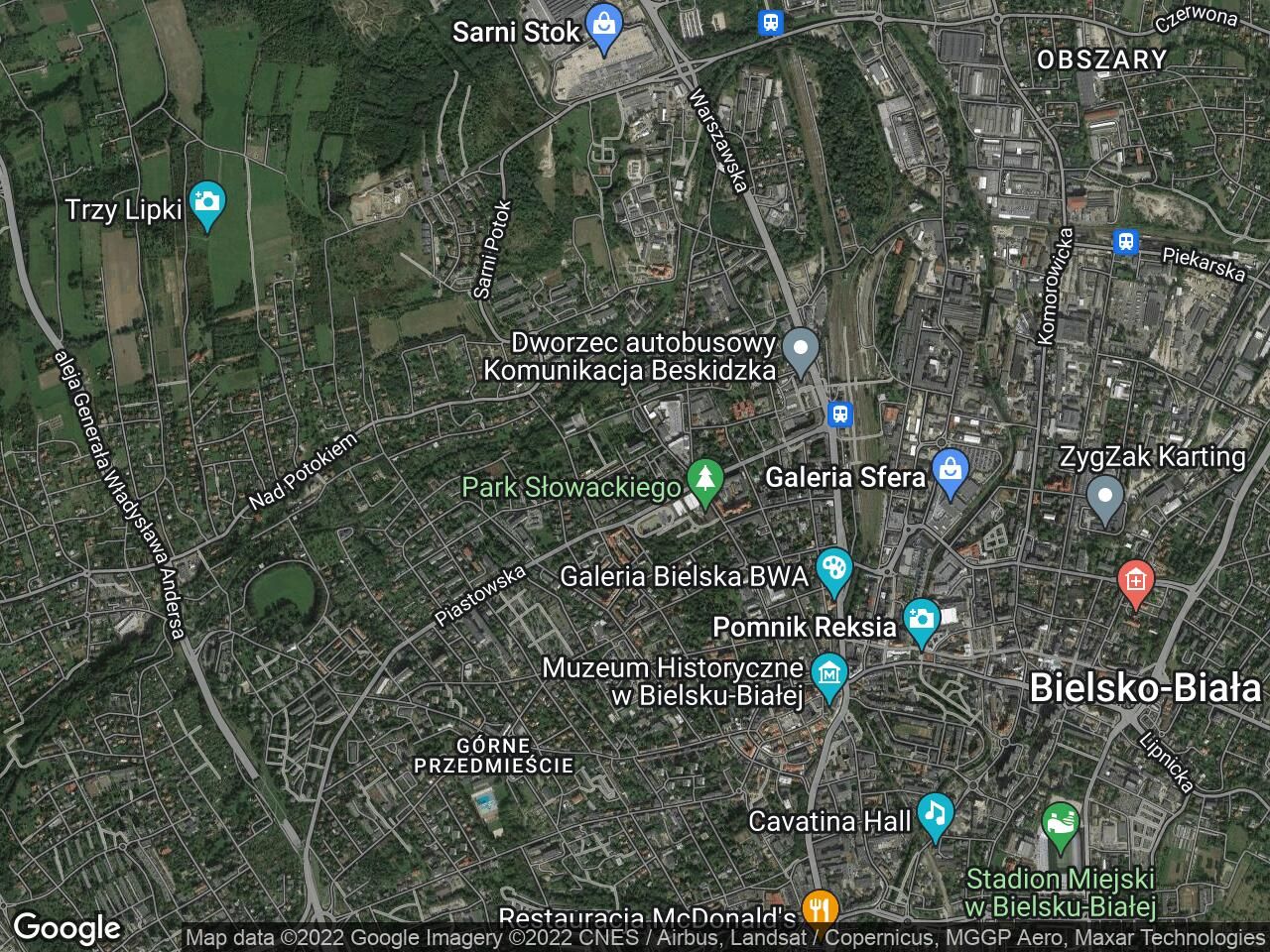 Garaż/miejsce parkingowe Bielsko-Biała Śródmieście, ul. Adama Asnyka