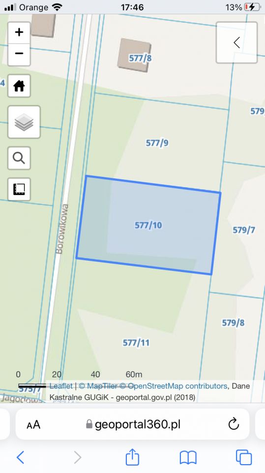 Działka budowlana Kąck, ul. Borowikowa. Zdjęcie 3