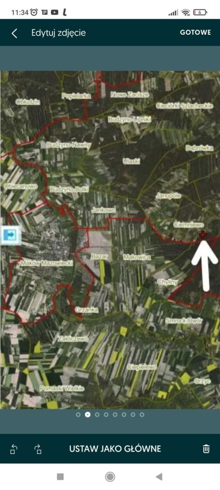 Działka budowlana Ciemniewo. Zdjęcie 2