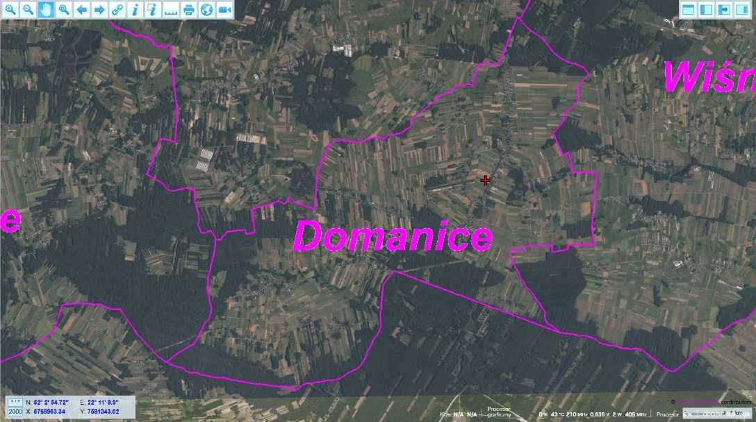 Działka budowlana Domanice-Kolonia. Zdjęcie 4