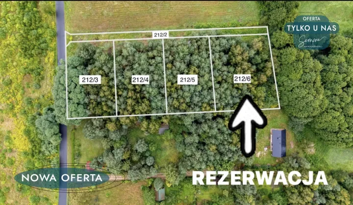Działka inwestycyjna Chociszew