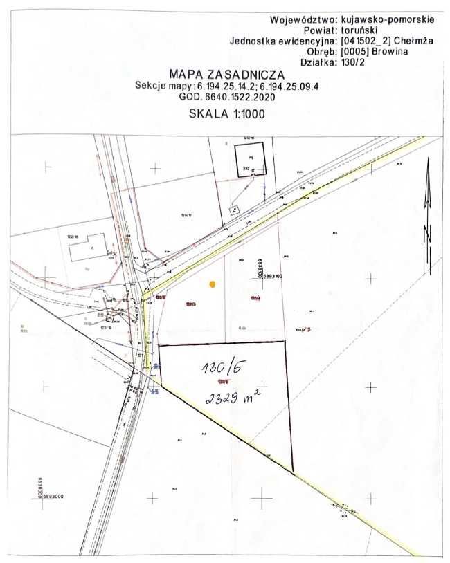 Działka budowlana Browina. Zdjęcie 3