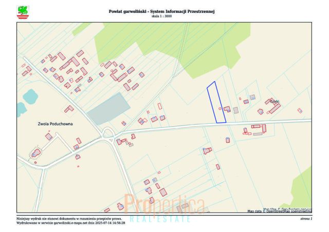 Działka budowlana Zwola Poduchowna. Zdjęcie 12