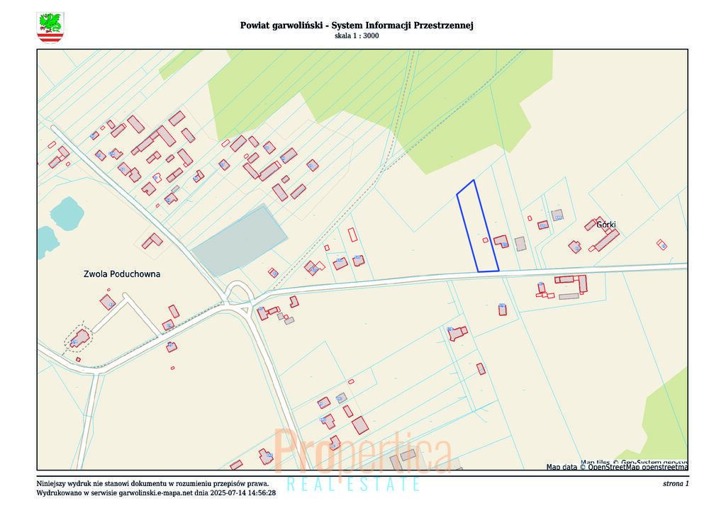 Działka budowlana Zwola Poduchowna. Zdjęcie 12