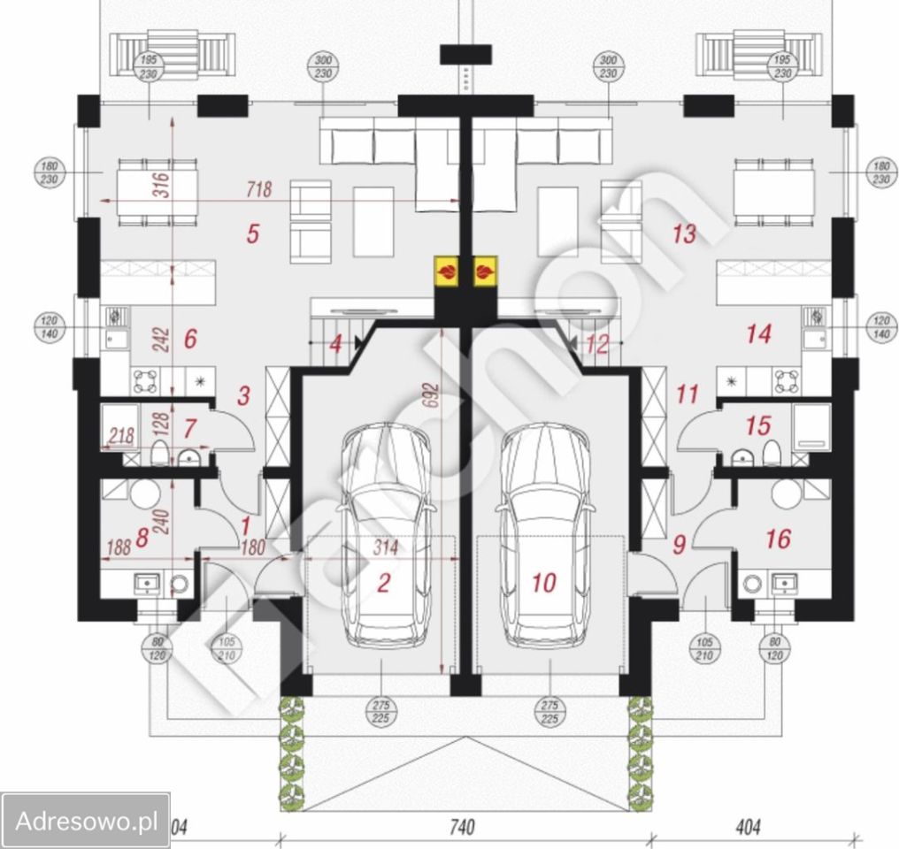 bliźniak, 5 pokoi Niemcz. Zdjęcie 11