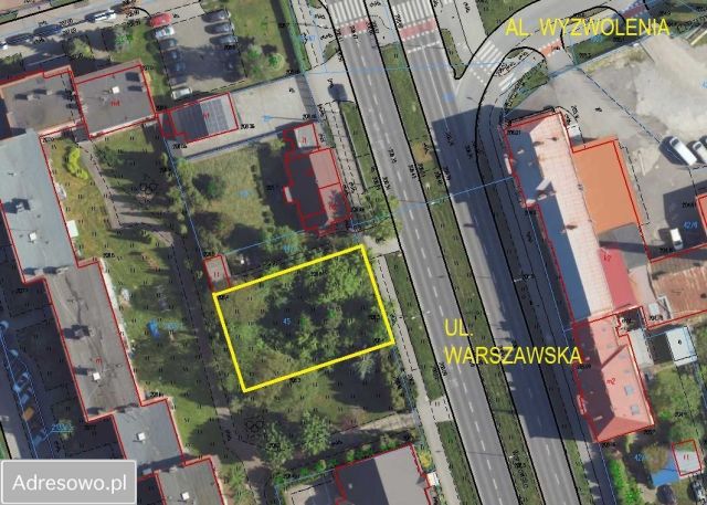 Działka inwestycyjna Rzeszów, ul. Warszawska. Zdjęcie 1