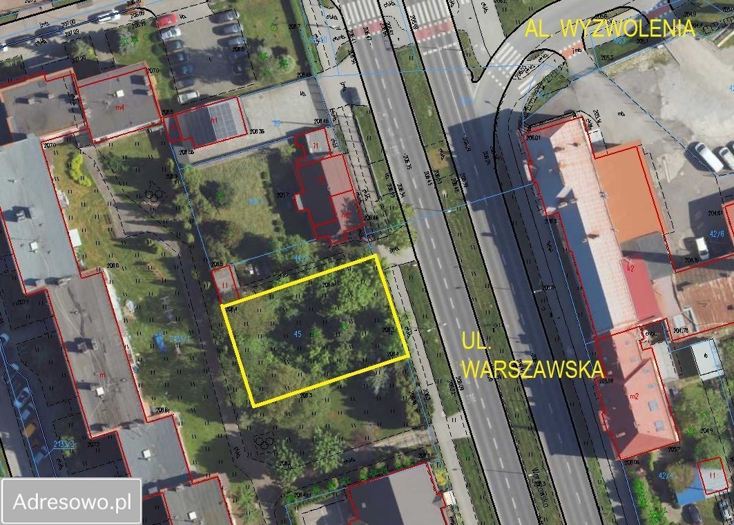 Działka inwestycyjna Rzeszów, ul. Warszawska. Zdjęcie 1