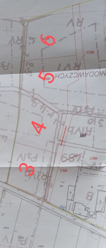 Działka budowlana Miedze Stare Miedze. Zdjęcie 2