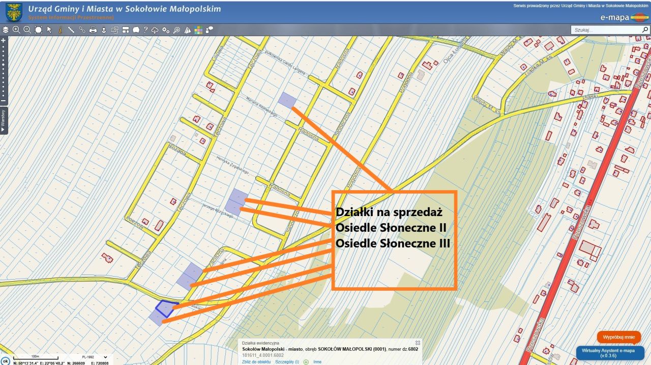 Działka budowlana Sokołów Małopolski, ul. Zaciszna. Zdjęcie 5