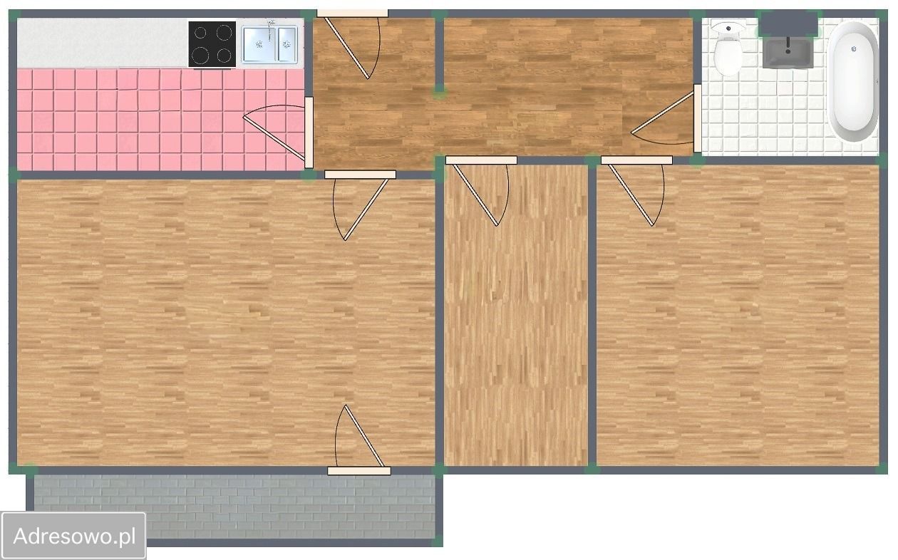 Mieszkanie 3-pokojowe Warszawa Bródno, ul. Nieszawska. Zdjęcie 17