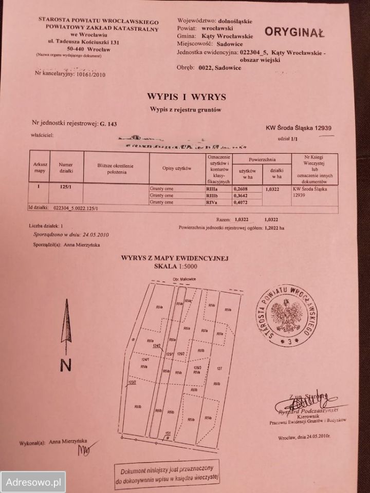 Działka rolna Sadowice, al. Świerkowa. Zdjęcie 1