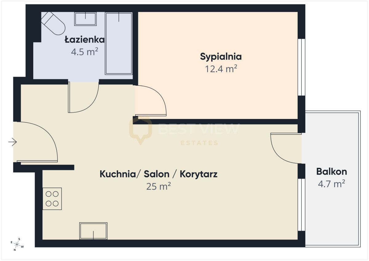 Mieszkanie 2-pokojowe Warszawa Ursus, ul. Dzieci Warszawy. Zdjęcie 7