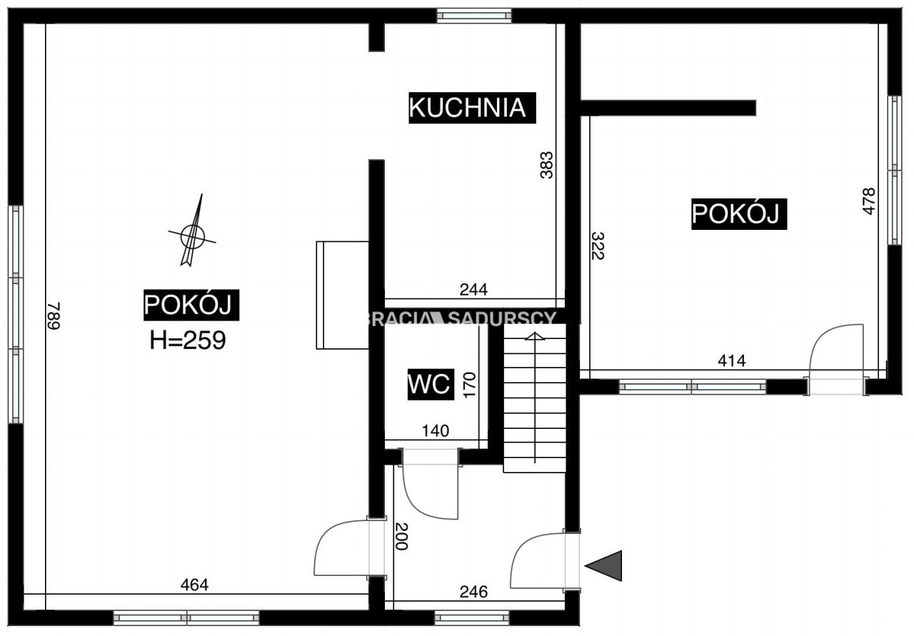 dom wolnostojący, 4 pokoje Brzeźnica. Zdjęcie 38