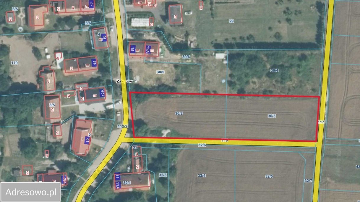 Działka budowlana Zakrzów. Zdjęcie 4