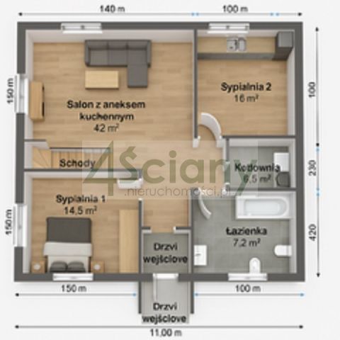 dom wolnostojący, 3 pokoje Baboszewo. Zdjęcie 17