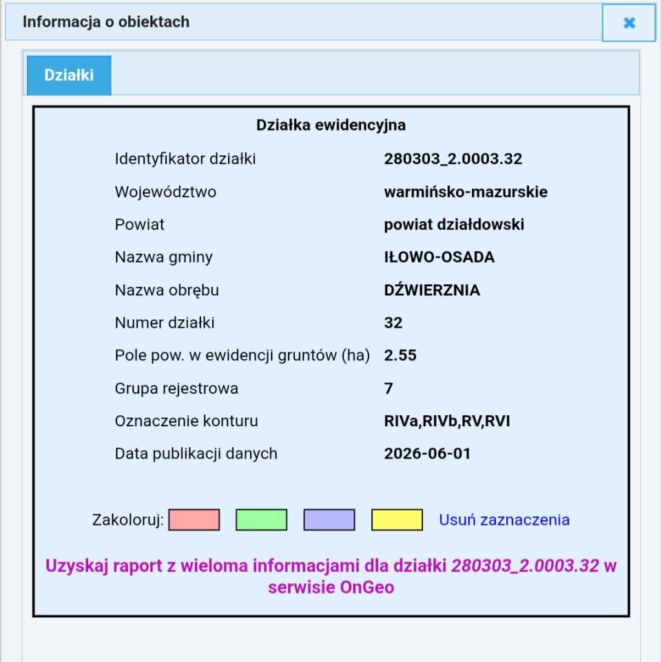 Działka rolna Dźwierznia. Zdjęcie 3