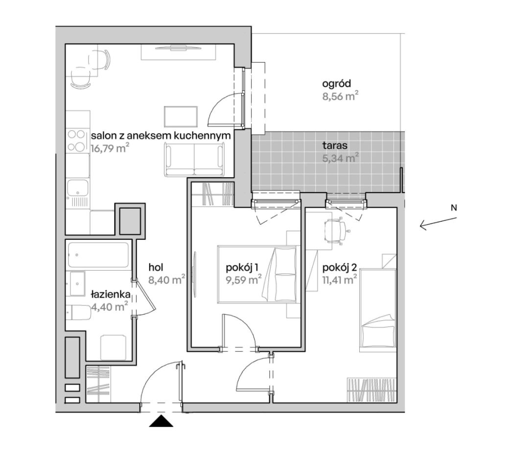 Mieszkanie 3-pokojowe Poznań Starołęka, ul. Unii Lubelskiej. Zdjęcie 7