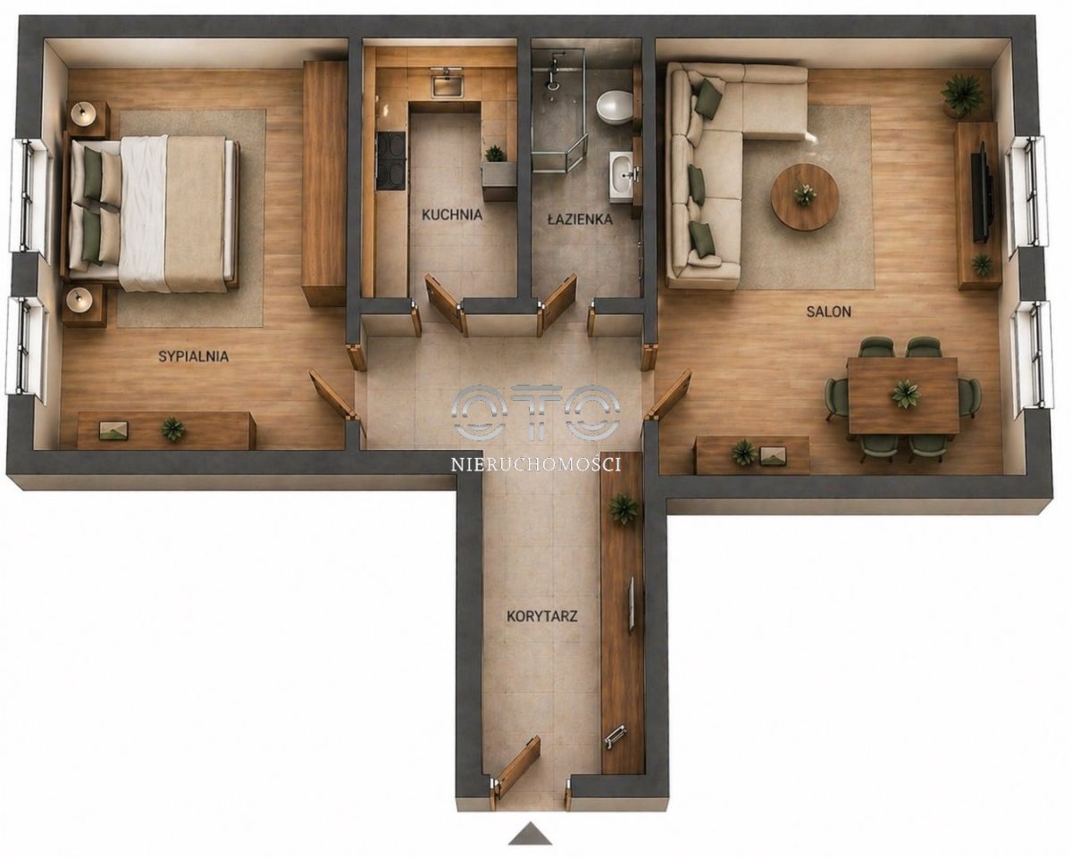 Mieszkanie 2-pokojowe Wrocław Śródmieście, Ładna/Grunwaldzka. Zdjęcie 10