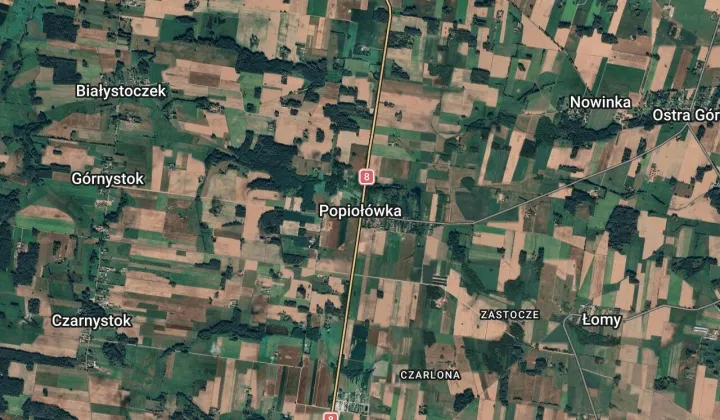 Działka rolna Popiołówka