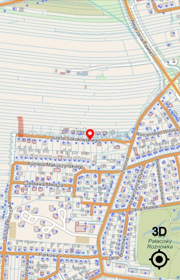 Działka budowlana Biłgoraj, ul. Józefa Sokołowskiego. Zdjęcie 2