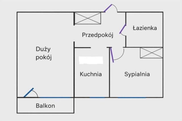 Mieszkanie 2-pokojowe Katowice Ligota, ul. Zadole. Zdjęcie 8