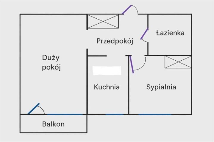 Mieszkanie 2-pokojowe Katowice Ligota, ul. Zadole. Zdjęcie 8