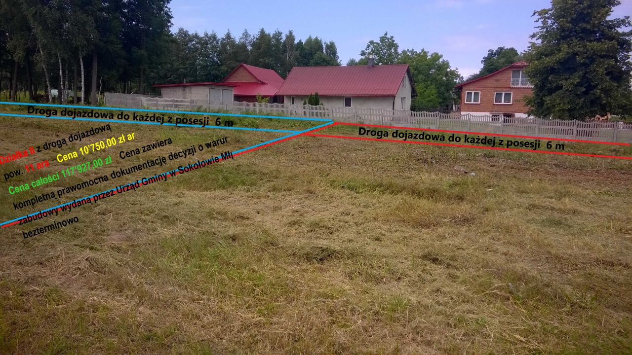 Działka budowlana Trzebuska Kąty. Zdjęcie 7