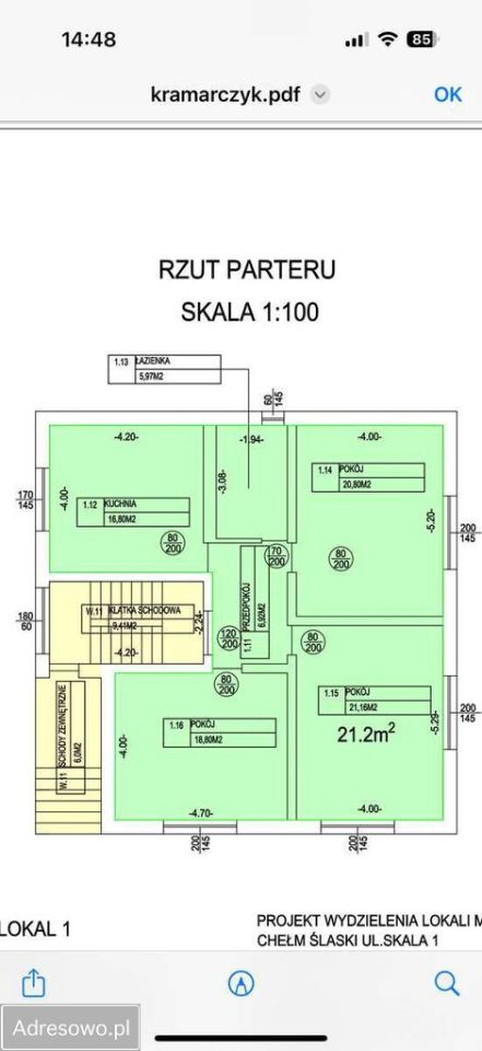 budynek wielorodzinny, 6 pokoi Chełm Śląski, ul. Skalna. Zdjęcie 6