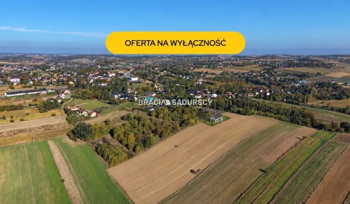 Działka inwestycyjna Kocmyrzów, ul. Wąwozowa