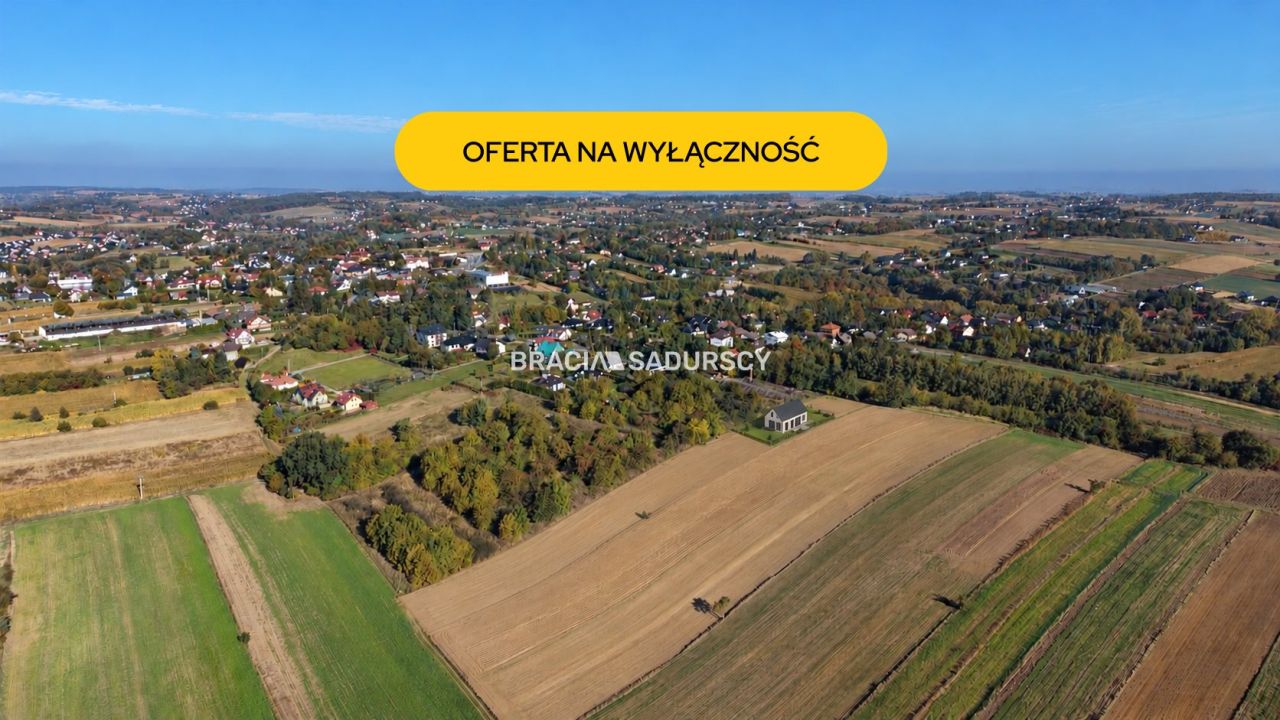 Działka inwestycyjna Kocmyrzów, ul. Wąwozowa. Zdjęcie 1