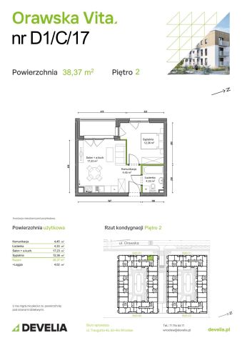 Mieszkanie 2-pokojowe Wrocław Ołtaszyn, ul. Orawska. Zdjęcie 8