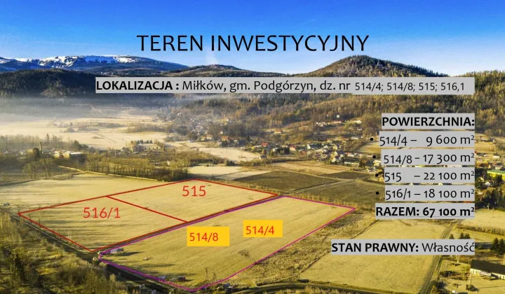 Działka inwestycyjna Karpacz, ul. Wielkopolska