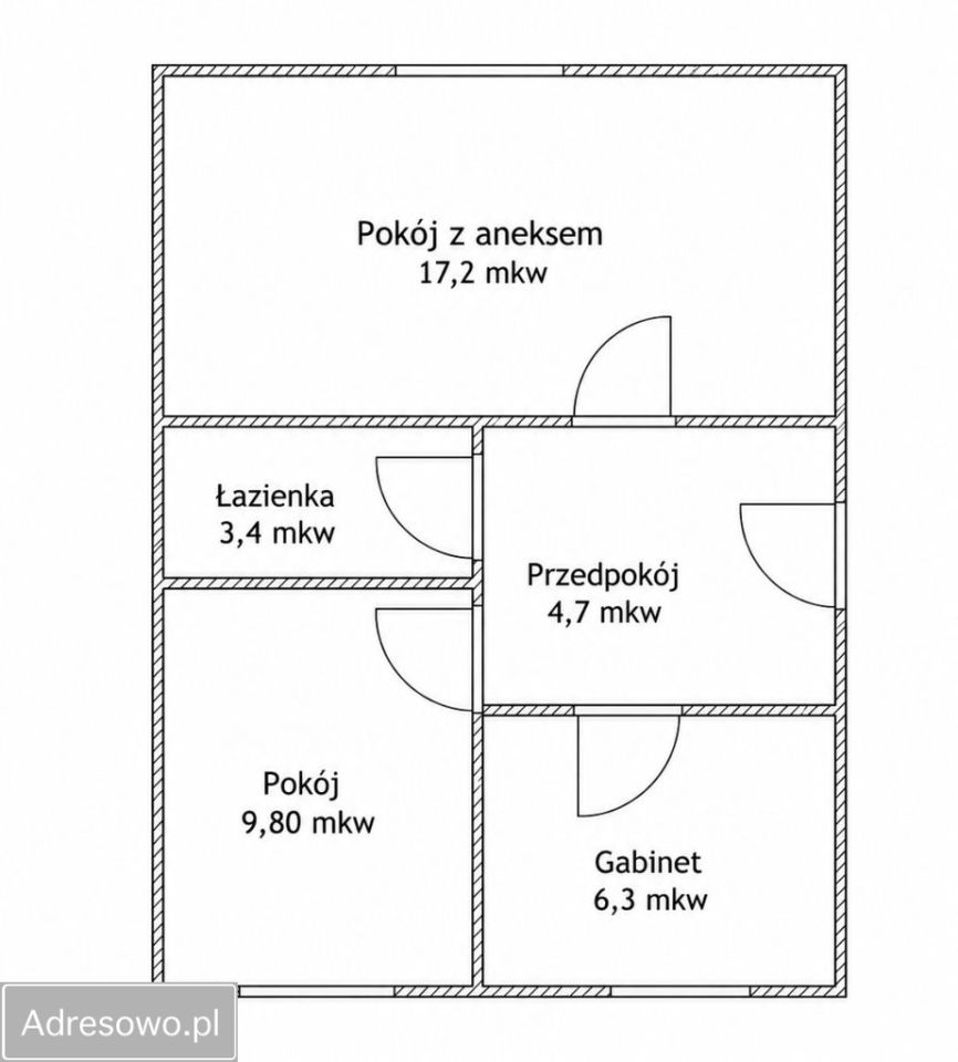 Mieszkanie 3-pokojowe Starogard Gdański, ul. Gdańska. Zdjęcie 7