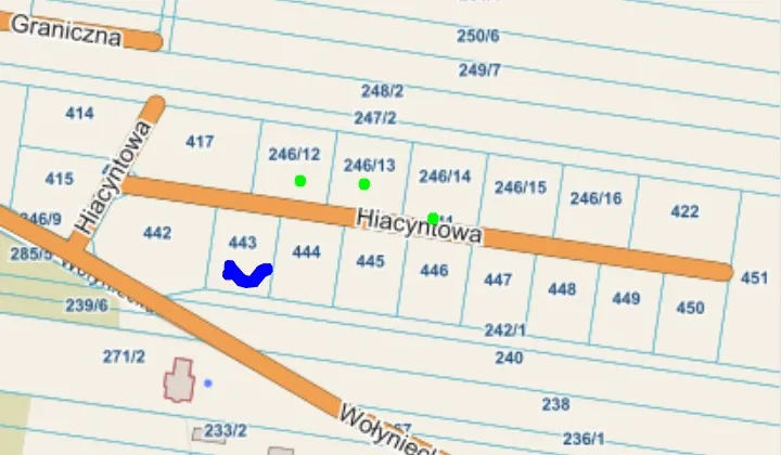 Działka budowlana Teodorów, Siedlecka