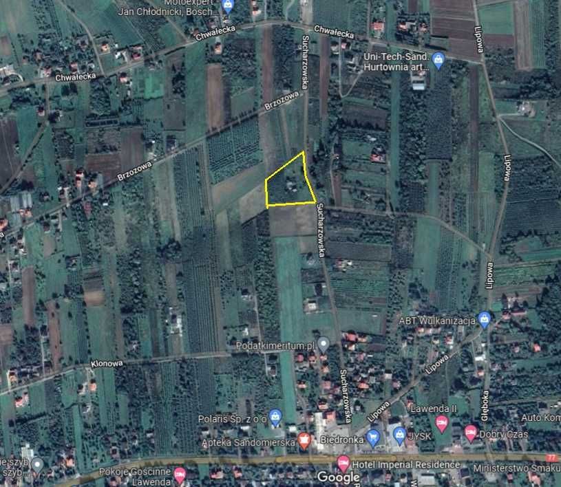 Działka budowlana Sandomierz, ul. Sucharzowska. Zdjęcie 5