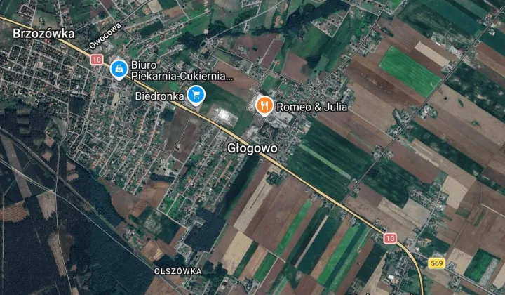 Działka budowlana Głogowo