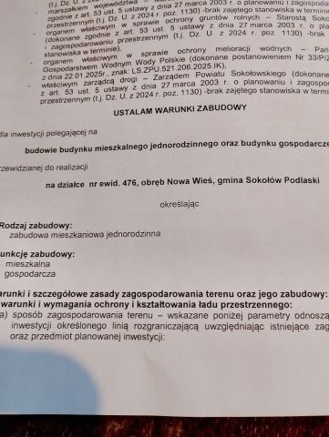 Działka budowlana Nowa Wieś. Zdjęcie 1