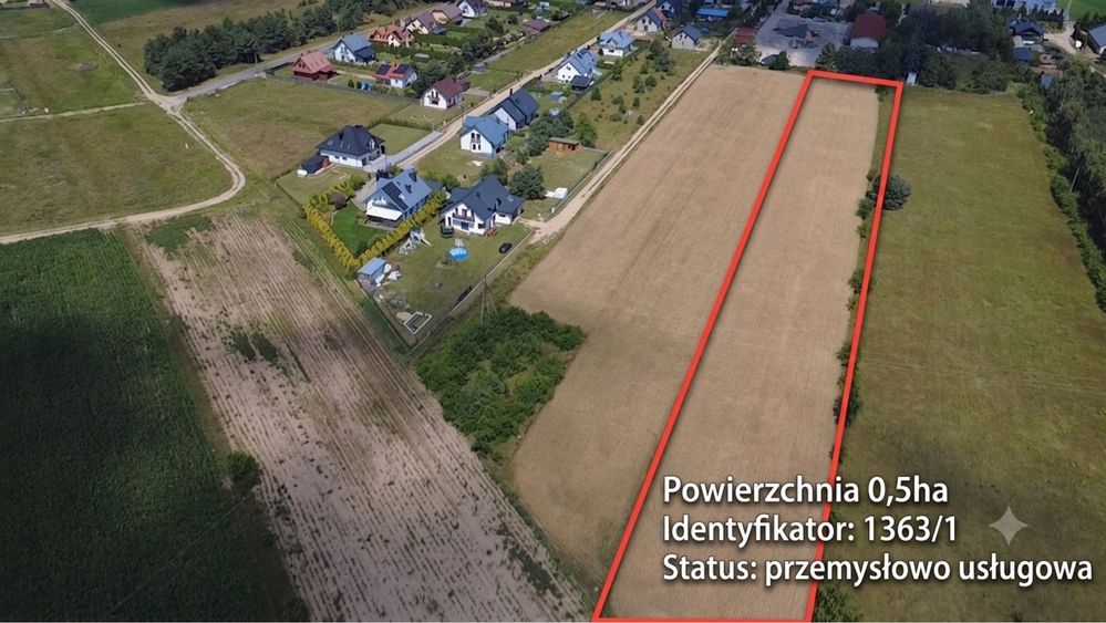 Działka inwestycyjna Jednorożec. Zdjęcie 1